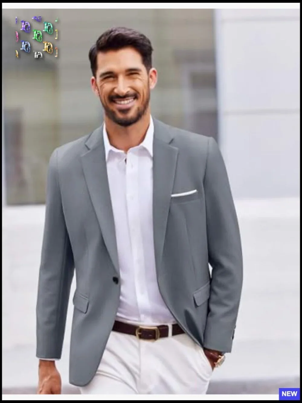Lightweight Sport Coat Blazer Regular Fit One Button Casual Office Wear